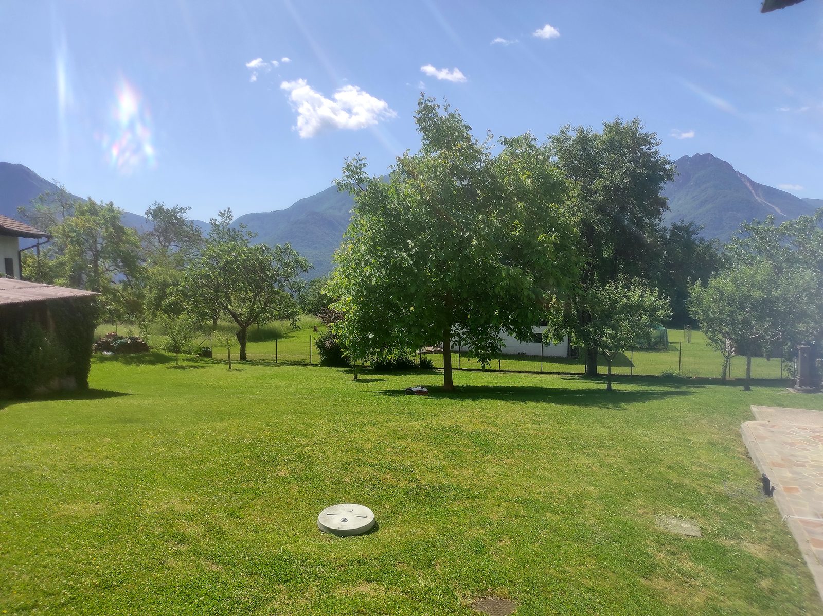 Giardino con vista sulle Prealpi