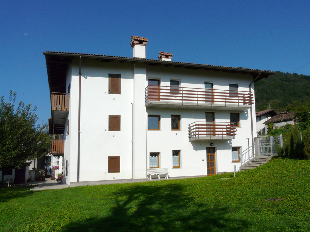 Vista esterna della casa